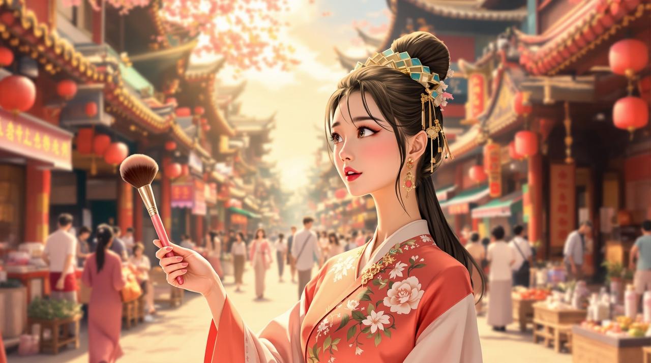 视频短剧免费观看 - 穿越到古代当网红，轻喜剧短剧